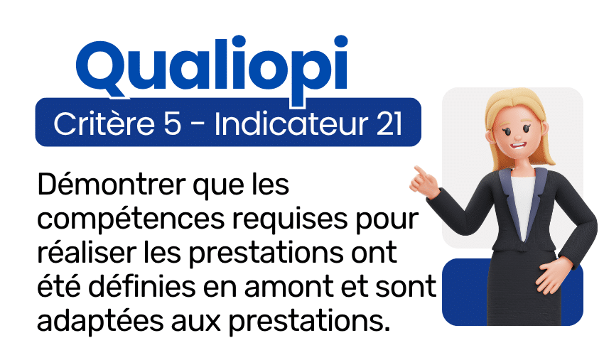 Indicateur 21 Qualiopi compétences intervenants internes externes