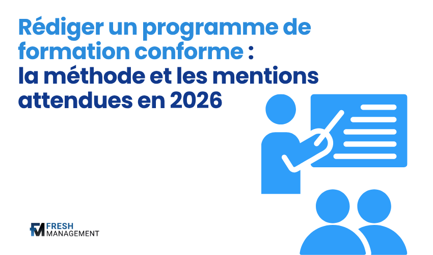 Rรฉdiger un programme de formation conforme